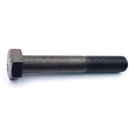 Midwest Fastener Class 10.9, M14-1.50 Hex Head Cap Screw, Plain Steel, 90 mm L, 2 PK 31146